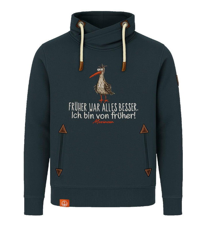 Früher war Alles besser! · Unisex Bio Schalkragen Sweatshirt (ohne Kapuze)-Unisex Bio Schalkragen Sweatshirt-magical-forest-S-Mooinzen