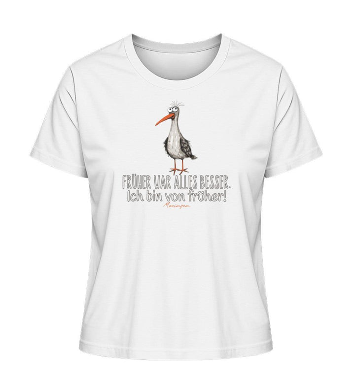 Früher war alles besser! · Damen Premium Bio T-Shirt 2.0-Damen Premium Bio T-Shirt 2.0-White-XS-Mooinzen