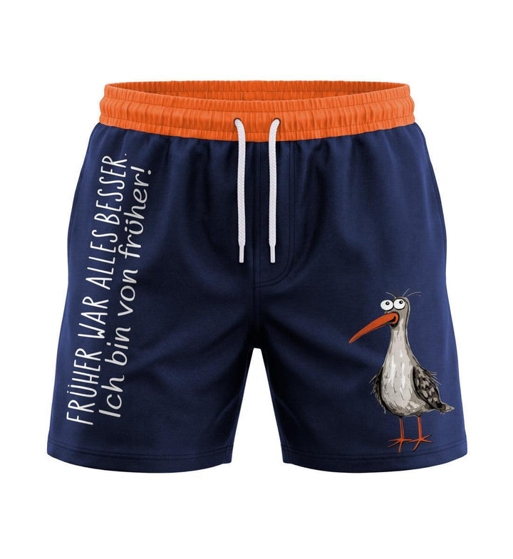 Früher war alles besser · Herren Premium Badeshorts-Herren Premium Badeshorts-navy-S-Mooinzen