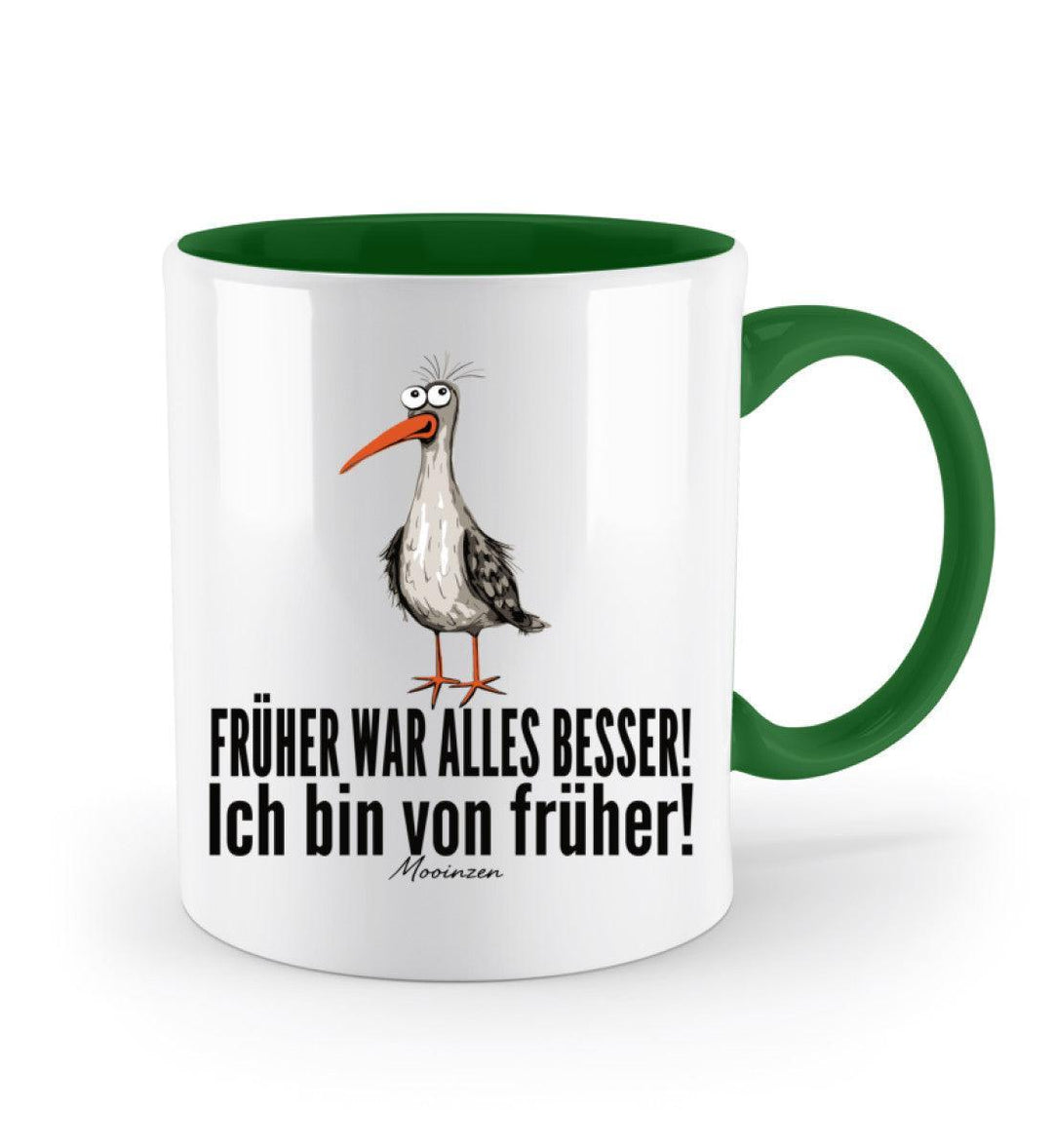 Früher war alles besser! · Keramiktasse Zweifarbig-Keramik Tasse Zweifarbig-Mooinzen