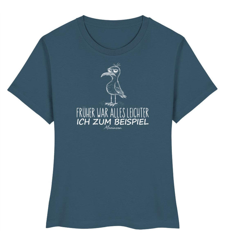 Früher war alles leichter, ich zum Beispiel · Damen Premium Bio T-Shirt 2.0-Damen Premium Bio T-Shirt 2.0-Stargazer-XS-Mooinzen