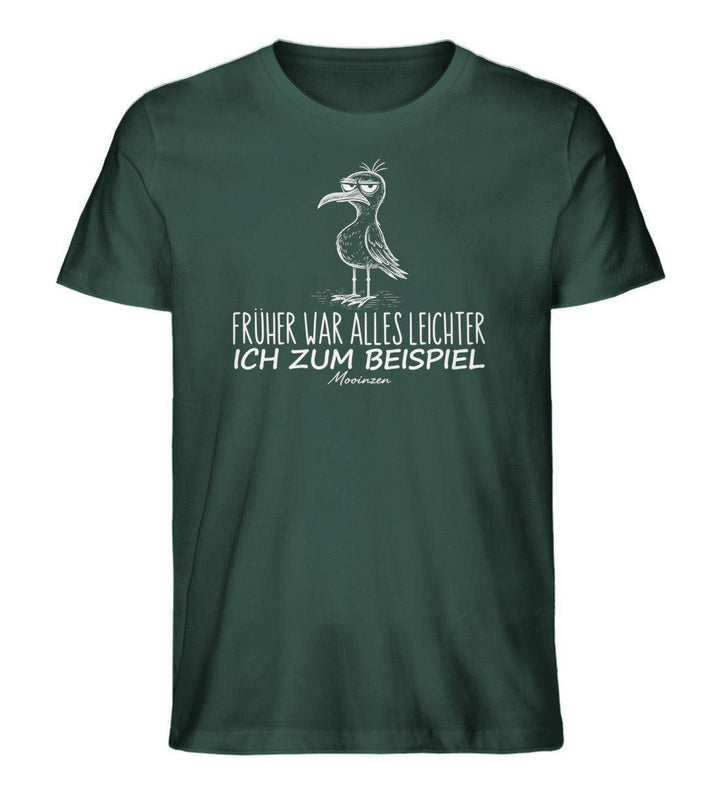 Früher war alles leichter, ich zum Beispiel · Herren Premium Bio T-Shirt-Herren Premium Bio T-Shirt-Glazed Green-XS-Mooinzen