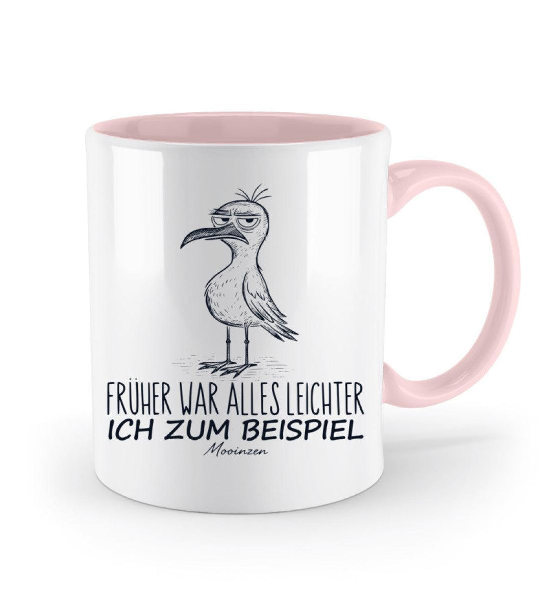 Früher war alles leichter, ich zum Beispiel · Keramiktasse Zweifarbig-Keramik Tasse Zweifarbig-Mooinzen