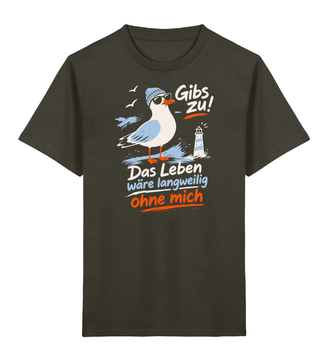 Gibs zu! Das Leben wäre ohne mich langweilig · Kinder Premium Bio T-Shirt-Kinder Premium Bio T-Shirt-Khaki-3/4-Mooinzen