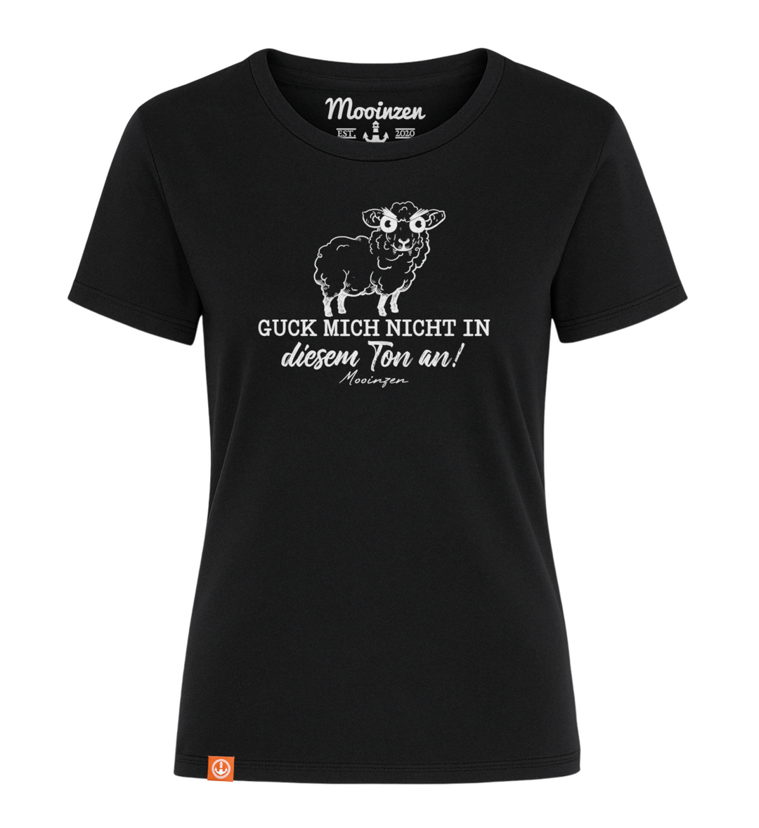 Guck Mich Nicht In Diesem Ton An! · Damen Premium Signature Bio T-Shirt-Damen Signature Bio T-Shirt-black-beauty-XS-Mooinzen