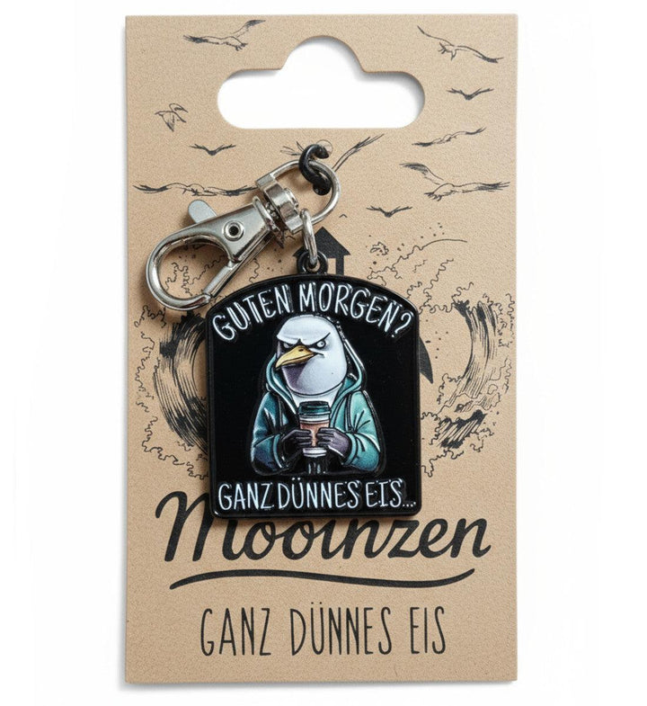 Guten Morgen Ganz Dünnes Eis · Anhänger-Emaille Anhänger-Mooinzen