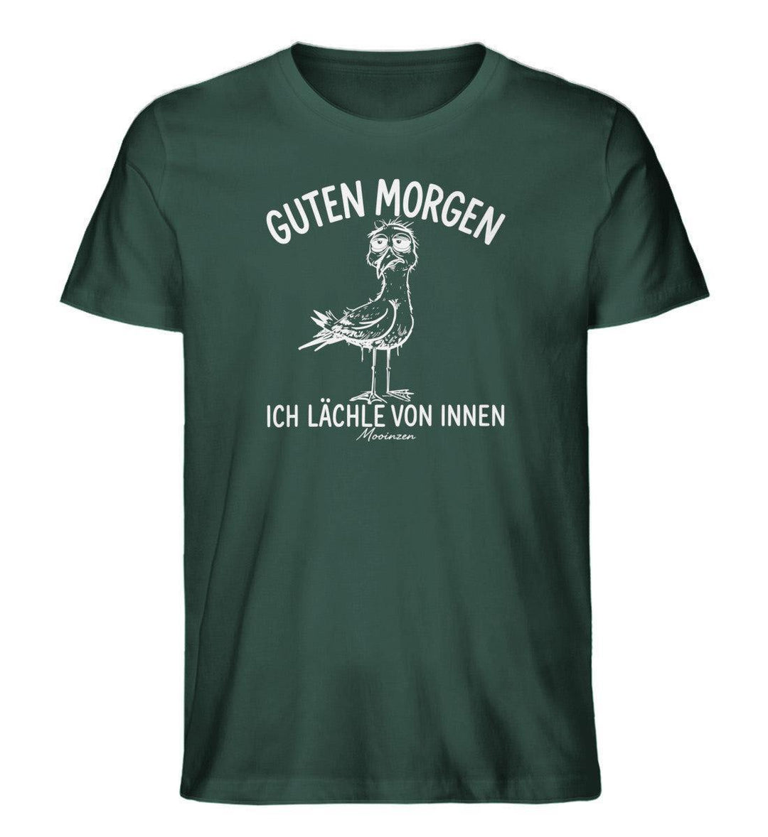 Guten Morgen - ich lächle von innen · Herren Premium Bio T-Shirt-Herren Premium Bio T-Shirt-Glazed Green-XS-Mooinzen