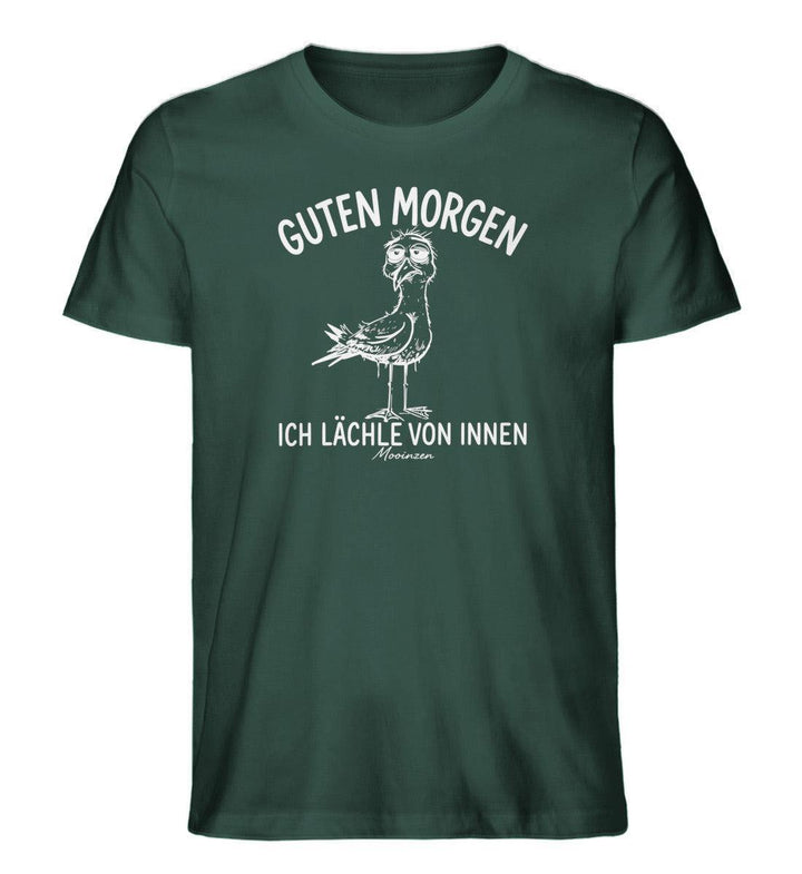 Guten Morgen - ich lächle von innen · Herren Premium Bio T-Shirt-Herren Premium Bio T-Shirt-Glazed Green-XS-Mooinzen