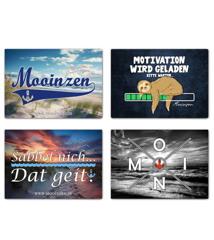 Hafenhumor Postkarten Set 10 Stück-Postkarten Set-Mooinzen