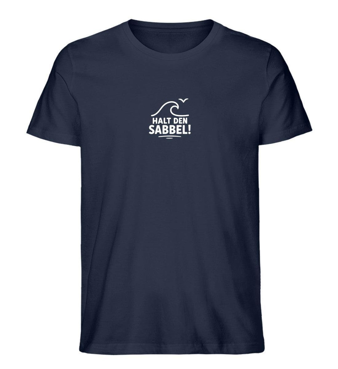 Halt Den Sabbel · Herren Premium Bio T-Shirt-Herren Premium T-Shirt BW Special-french-navy-S-Mooinzen