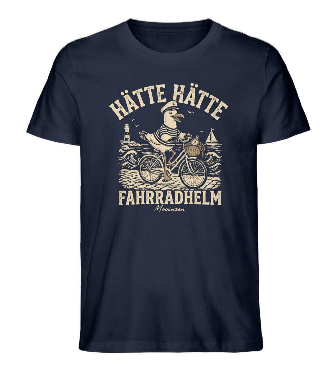 Hätte Hätte Fahrradhelm · Herren Premium Bio T-Shirt-Herren Premium Bio T-Shirt-French Navy-XS-Mooinzen