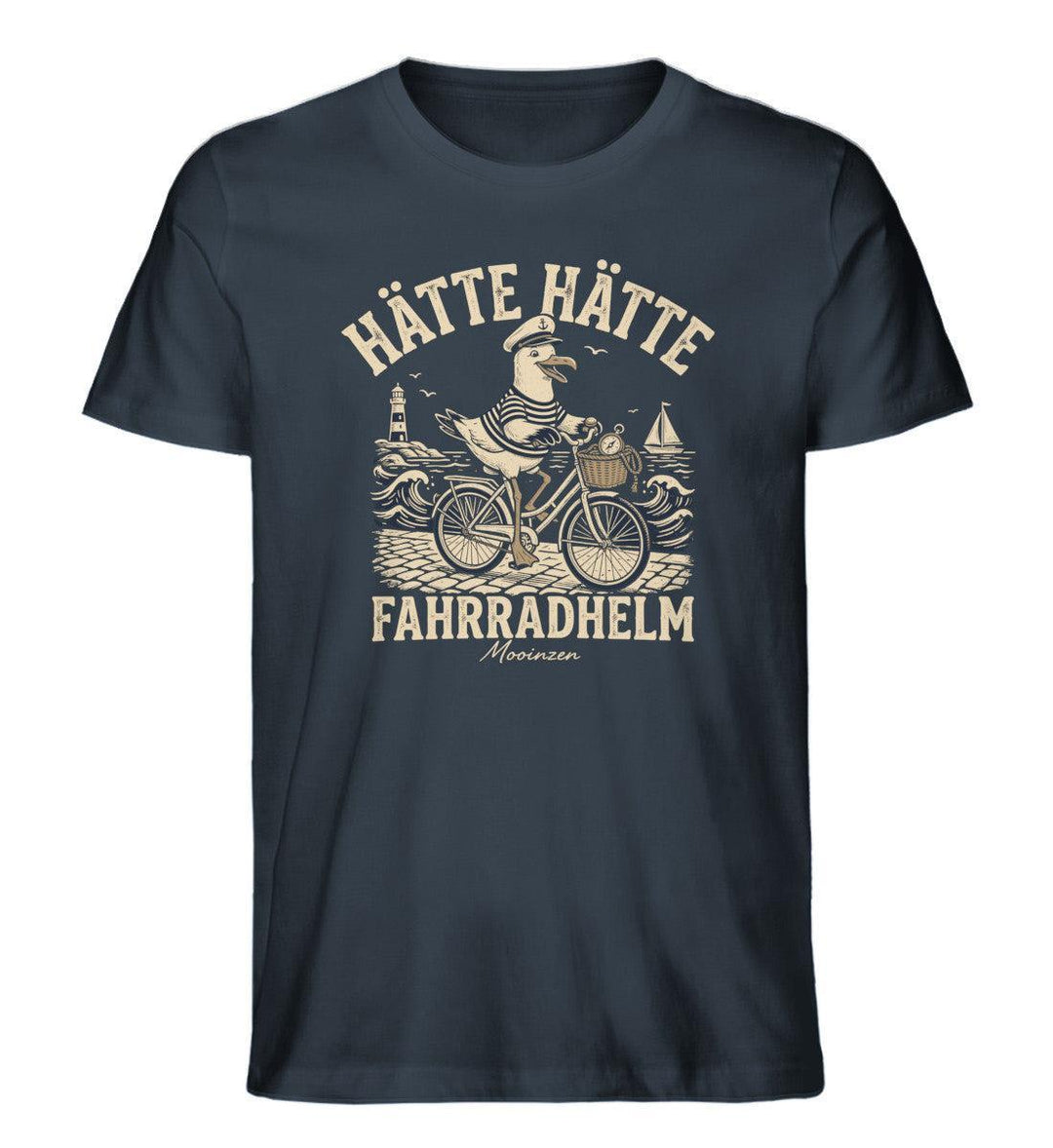 Hätte Hätte Fahrradhelm · Herren Premium Bio T-Shirt-Herren Premium Bio T-Shirt-India Ink Grey-XS-Mooinzen