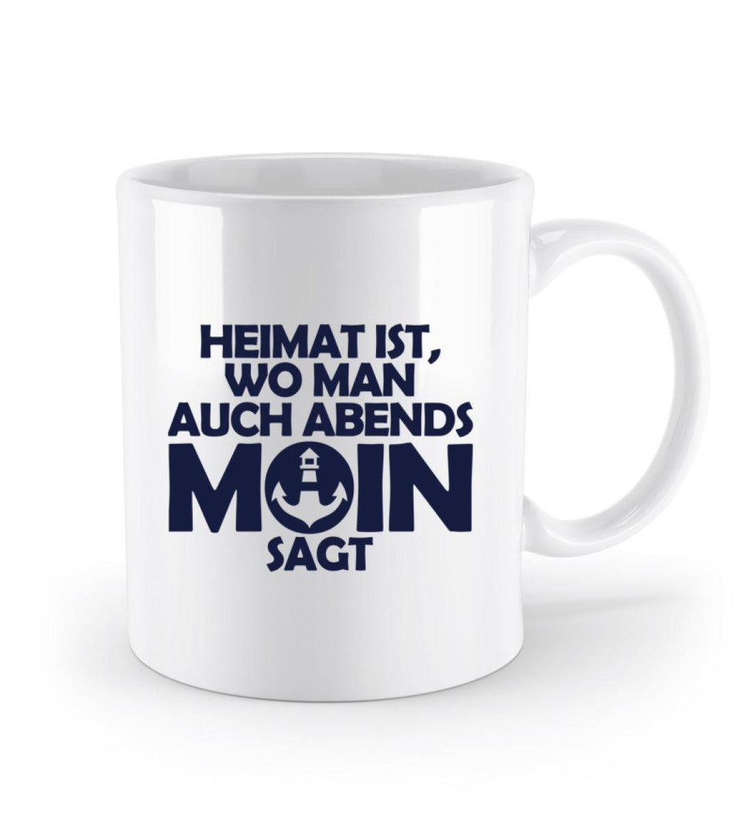 Heimat Moin · Keramik Tasse weiß-Keramik Tasse weiß-Mooinzen