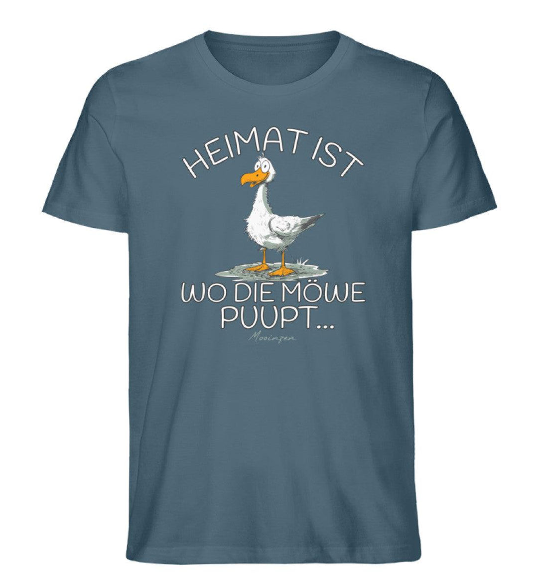 Heimat ist wo die Möwe Pupt · Herren Premium Bio T-Shirt-Herren Premium Bio T-Shirt-Stargazer-S-Mooinzen