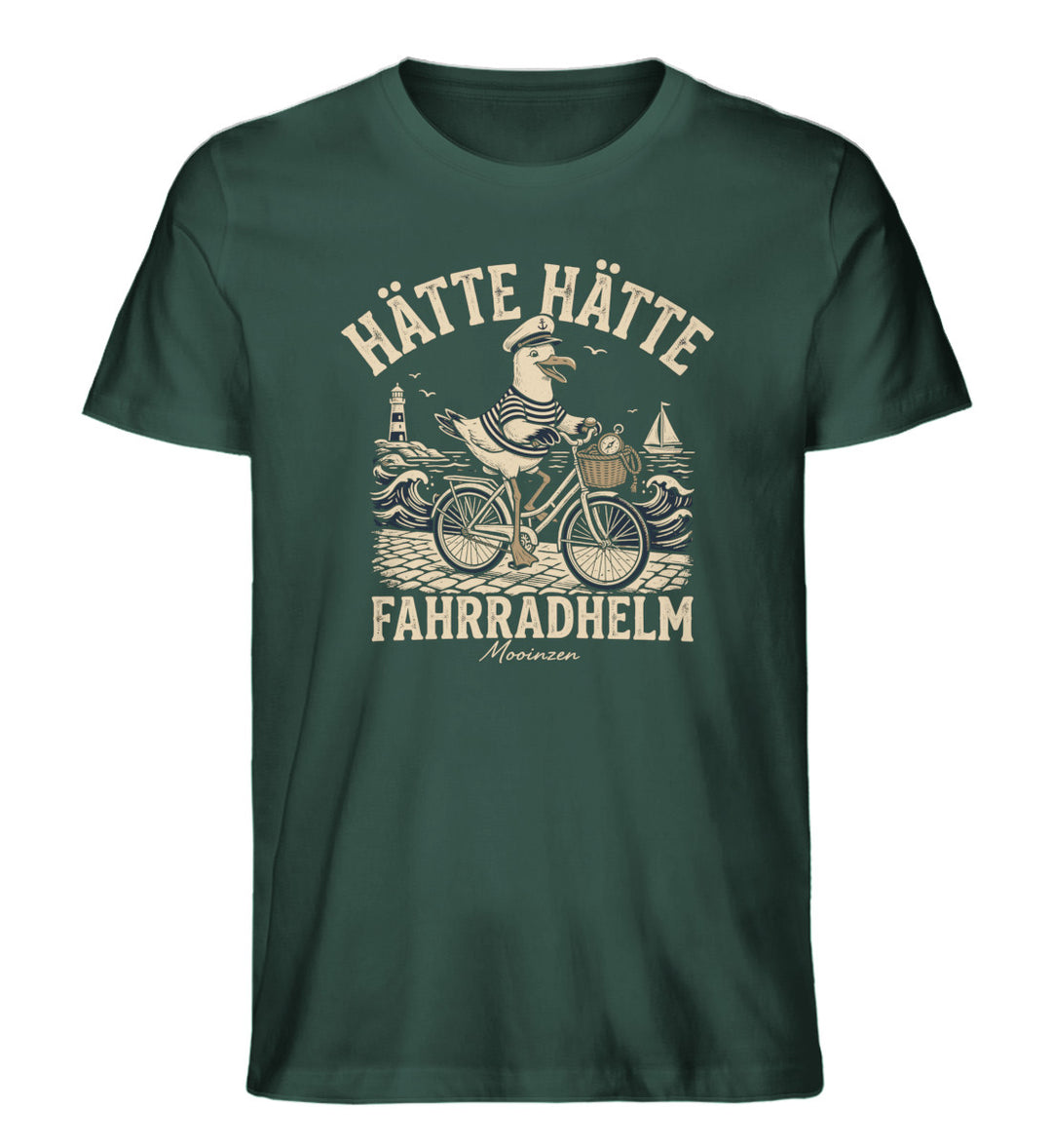 Hätte Hätte Fahrradhelm  · Herren Premium Bio T-Shirt