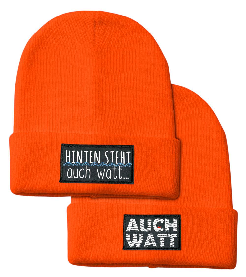 Hinten Auch Watt · Brisen Beanie-Brisen Beanie-Orange-Einheitsgroesse-Mooinzen
