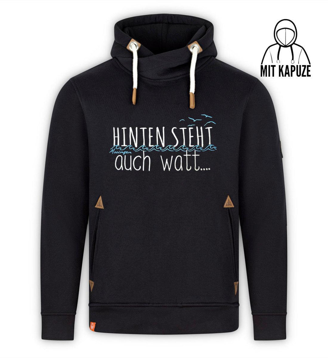 Mooinzen Schietwetter Pullover Sweatjacke Mit Schalkragen