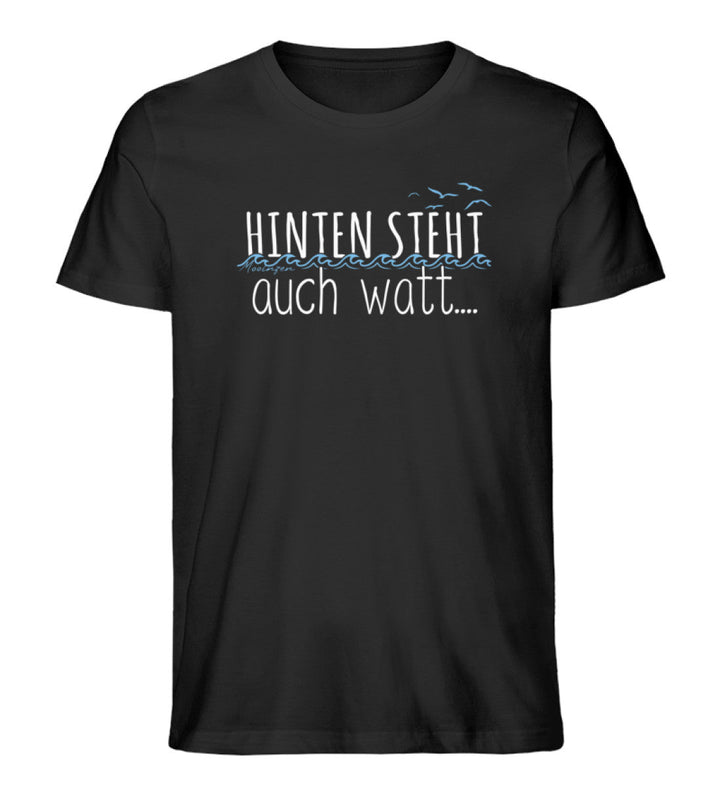 Hinten steht auch watt · Herren Premium Bio T-Shirt-Herren Premium Bio T-Shirt-Black-XS-Mooinzen