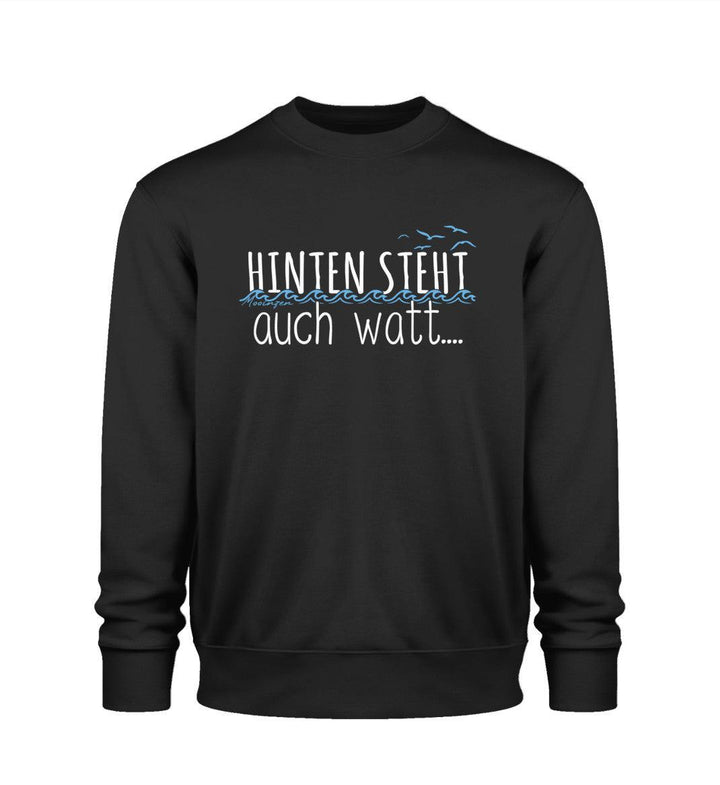 Hinten steht auch watt · Unisex Premium Bio Sweatshirt 2.0-Unisex Premium Bio Sweatshirt 2.0-Black-XS-Mooinzen