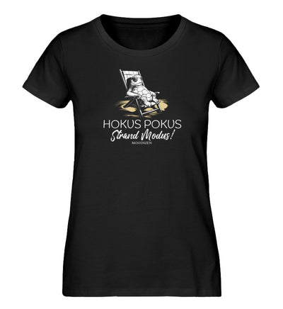Hokus Pokus Strand Modus · Damen Premium Bio T-Shirt-Damen Premium Bio T-Shirt-Black-XS-Mooinzen