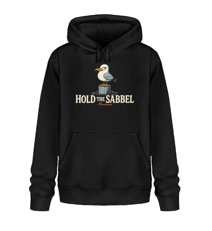 Hold the Sabbel · Unisex Bio Hoodie-Unisex Bio Hoodie-Black-XS-Mooinzen