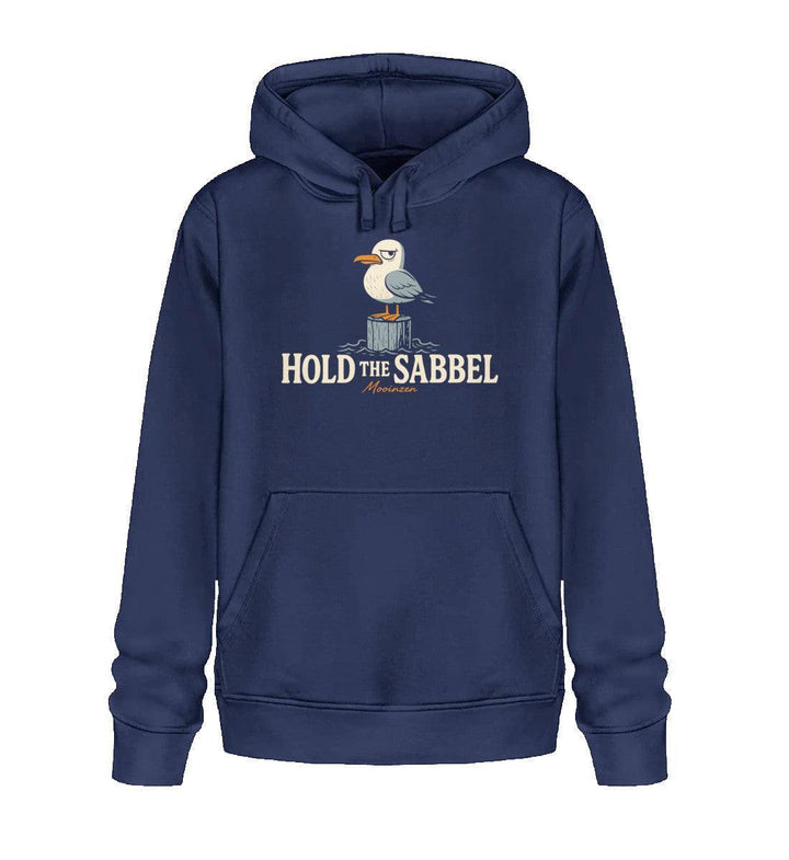 Hold the Sabbel · Unisex Bio Hoodie-Unisex Bio Hoodie-French Navy-XS-Mooinzen
