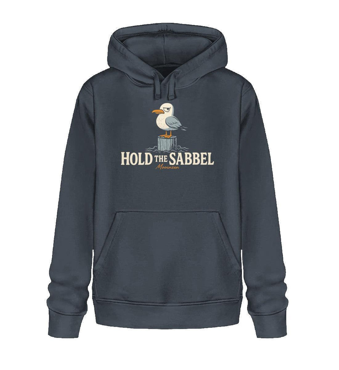 Hold the Sabbel · Unisex Bio Hoodie-Unisex Bio Hoodie-India Ink Grey-XS-Mooinzen