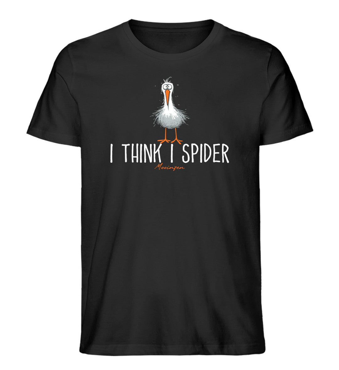I think I spider! · Herren Premium Bio T-Shirt-Herren Premium Bio T-Shirt-Black-XS-Mooinzen