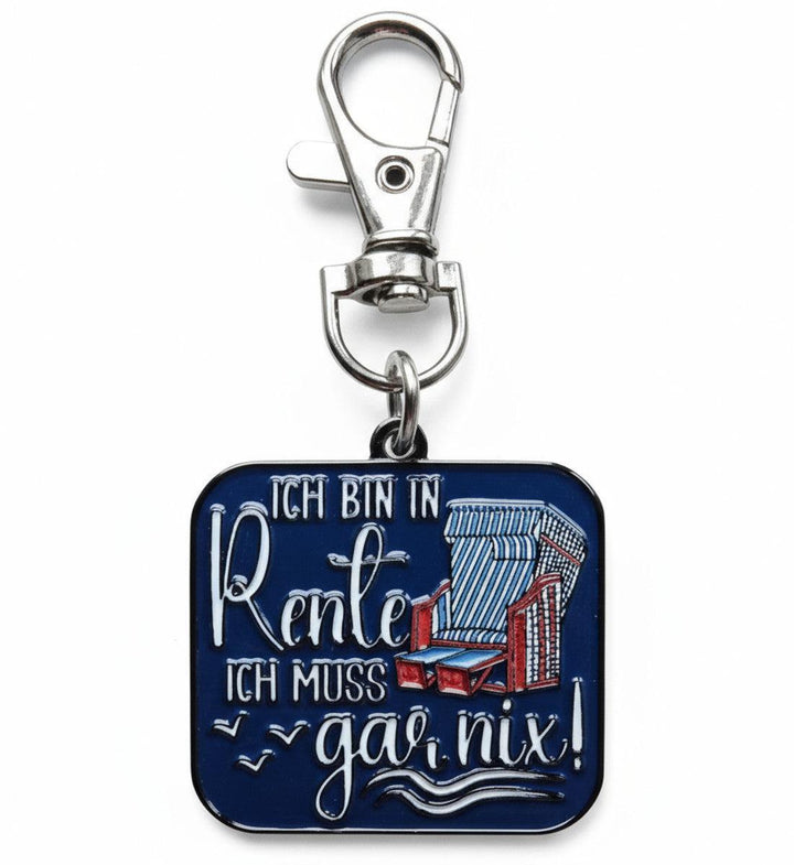Ich Bin In Rente · Anhänger-Emaille Anhänger-mehrfarbig-3,3cmx3,7cm-Mooinzen