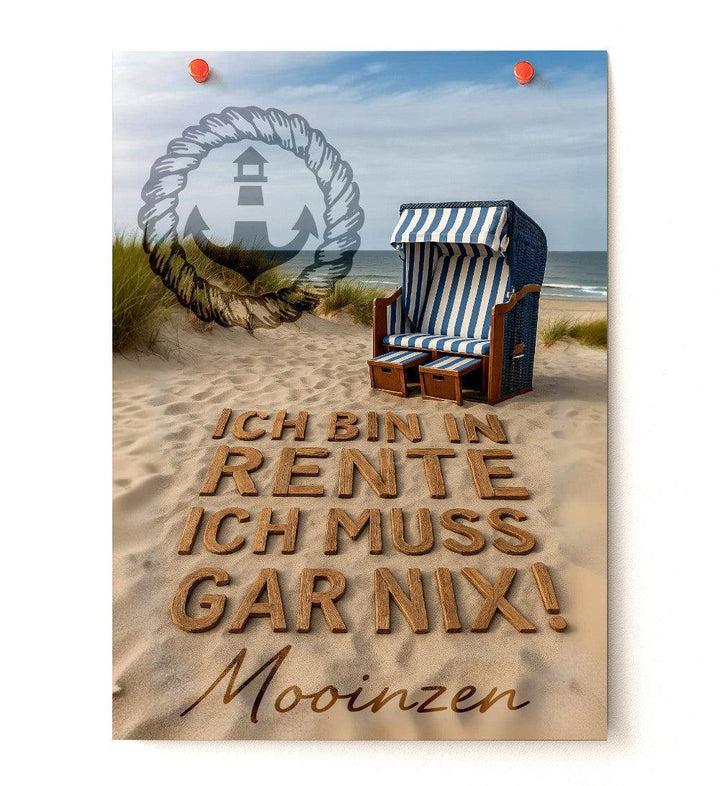 Ich Bin In Rente · Poster DIN A3-Poster-mehrfarbig-Din A3-Mooinzen