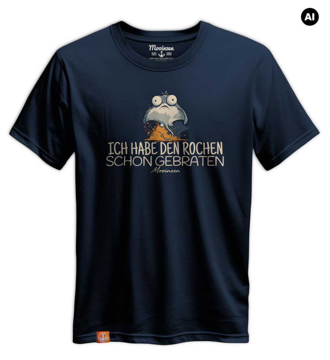 Ich Habe Den Rochen Schon Gebraten · Unisex Premium Bio T-Shirt-Unisex Premium Bio T-Shirt-dress-blue-S-Mooinzen