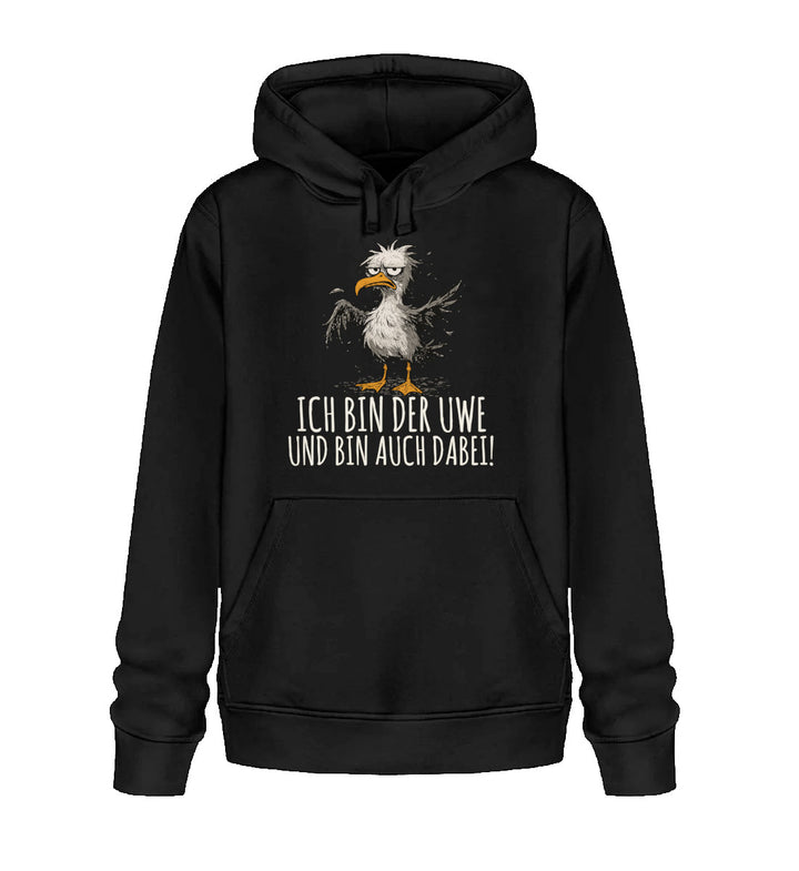 Ich bin der Uwe und bin auch dabei · Unisex Bio Hoodie-Unisex Bio Hoodie-Black-XS-Mooinzen