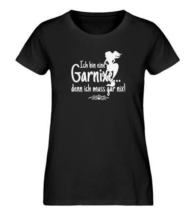 Ich bin eine Garnixe · Damen Premium Bio T-Shirt-Damen Premium Bio T-Shirt-Black-XS-Mooinzen
