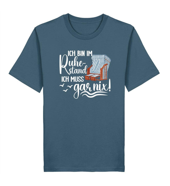 Ich bin im Ruhestand gar nix · Herren Premium Bio T-Shirt-Herren Premium Bio T-Shirt-Stargazer-XS-Mooinzen