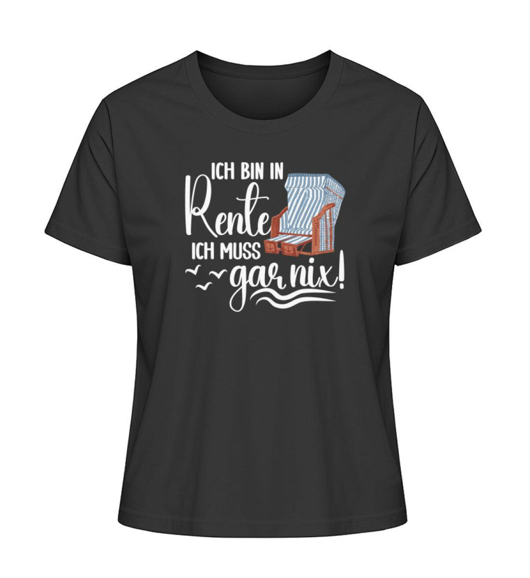 Ich bin in Rente · Damen Premium Bio T-Shirt 2.0-Damen Premium Bio T-Shirt 2.0-Black-XS-Mooinzen