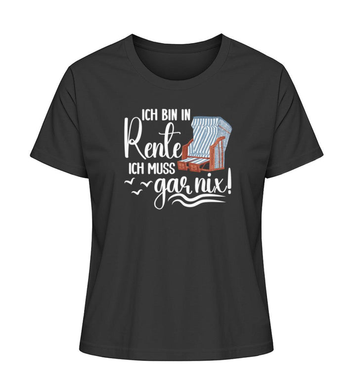 Ich bin in Rente · Damen Premium Bio T-Shirt 2.0-Damen Premium Bio T-Shirt 2.0-Black-XS-Mooinzen