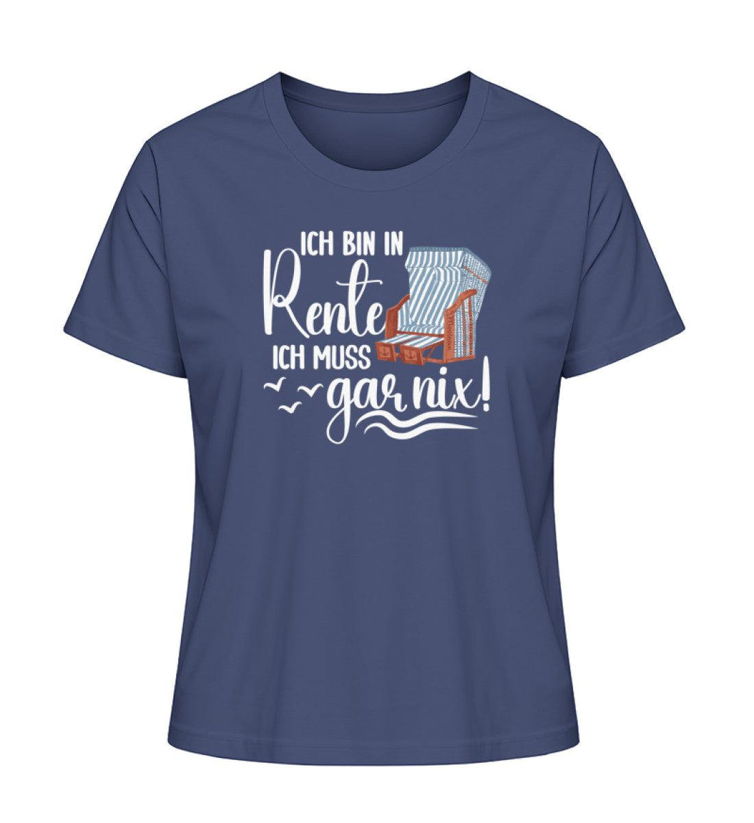Ich bin in Rente · Damen Premium Bio T-Shirt 2.0-Damen Premium Bio T-Shirt 2.0-French Navy-XS-Mooinzen