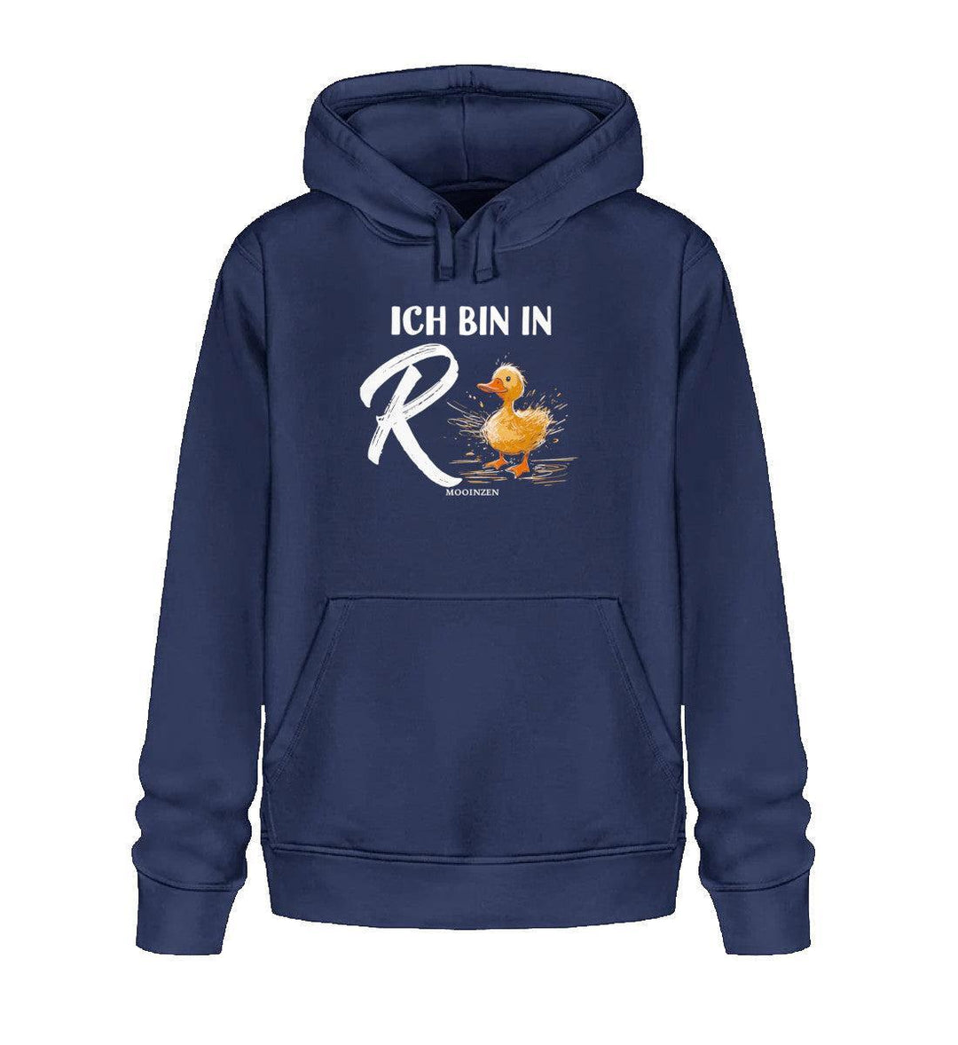 Ich bin in Rente Ente · Unisex Bio Hoodie-Unisex Bio Hoodie-French Navy-XS-Mooinzen