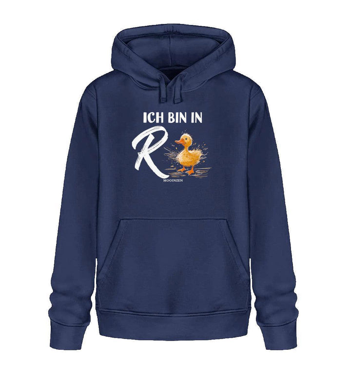 Ich bin in Rente Ente · Unisex Bio Hoodie-Unisex Bio Hoodie-French Navy-XS-Mooinzen