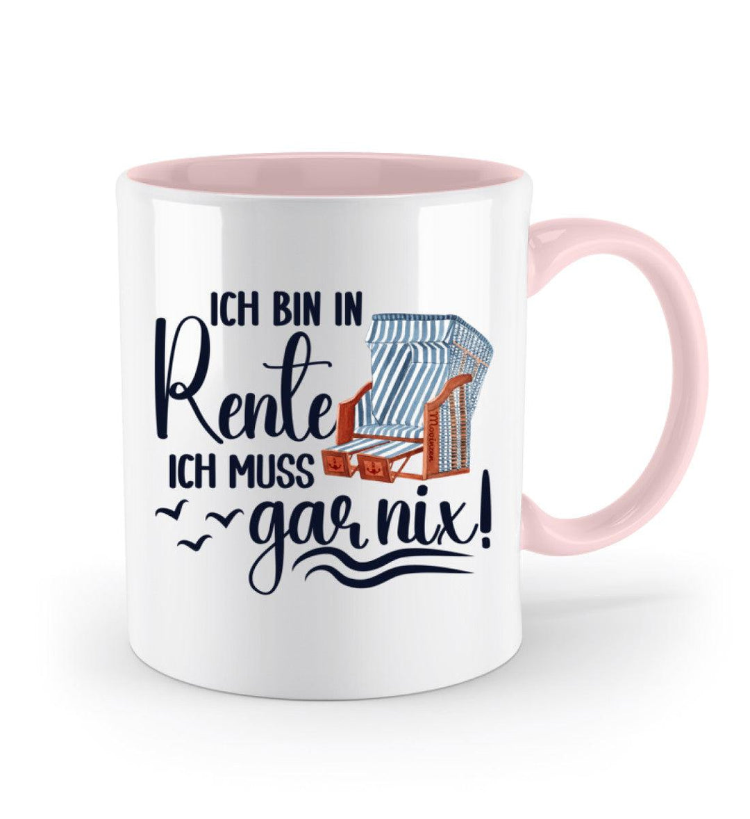 Ich bin in Rente · Keramiktasse Zweifarbig-Keramik Tasse zweifarbig-Mooinzen