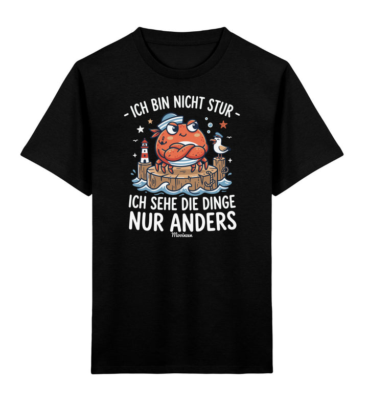 Ich bin nicht stur · Kinder Premium Bio T-Shirt-Kinder Premium Bio T-Shirt-Black-3/4-Mooinzen