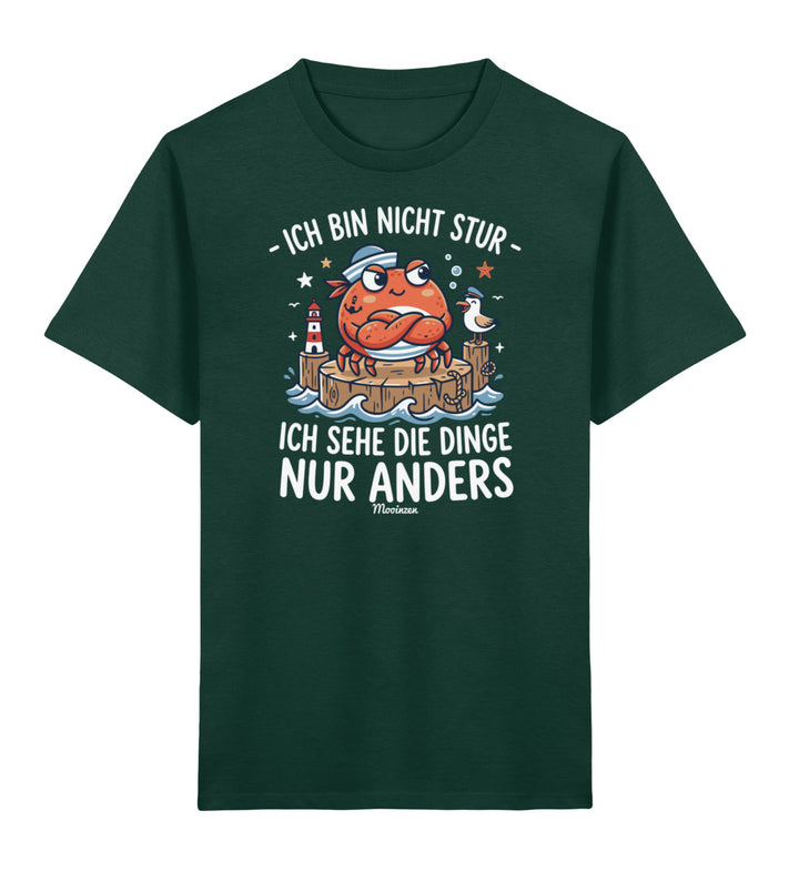 Ich bin nicht stur · Kinder Premium Bio T-Shirt-Kinder Premium Bio T-Shirt-Glazed Green-3/4-Mooinzen