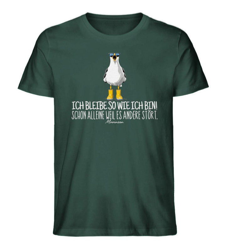 Ich bleibe so wie ich bin! · Herren Premium Bio T-Shirt-Herren Premium Bio T-Shirt-Glazed Green-XS-Mooinzen