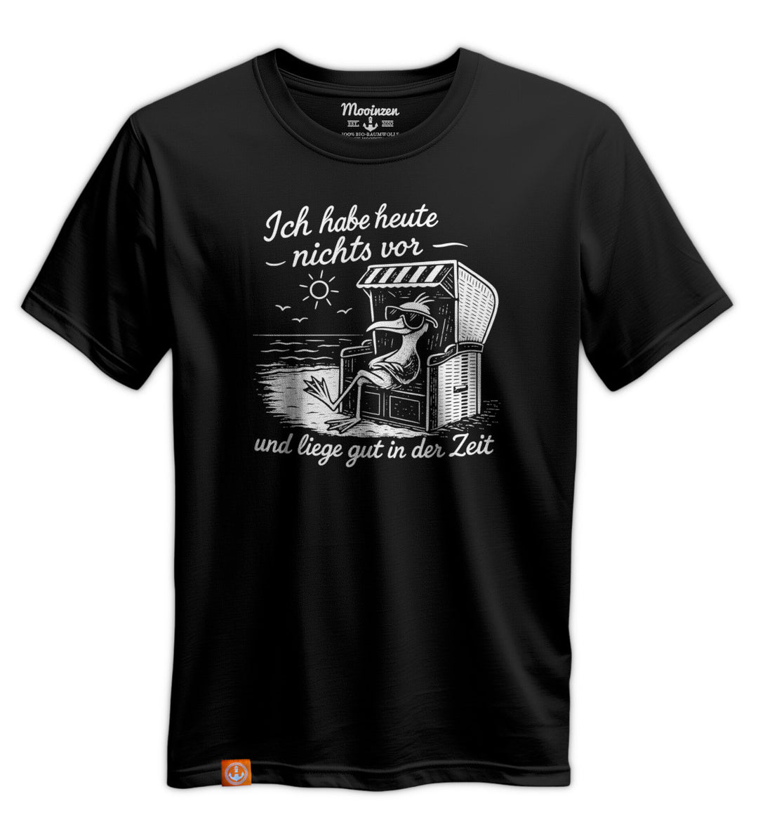 Ich habe Heute Nichts vor · Unisex Premium Bio T-Shirt-Unisex Premium Bio T-Shirt-black-beauty-S-Mooinzen