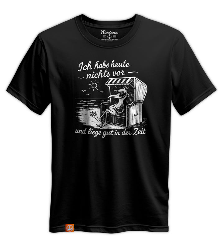 Ich habe Heute Nichts vor · Unisex Premium Bio T-Shirt-Unisex Premium Bio T-Shirt-black-beauty-S-Mooinzen