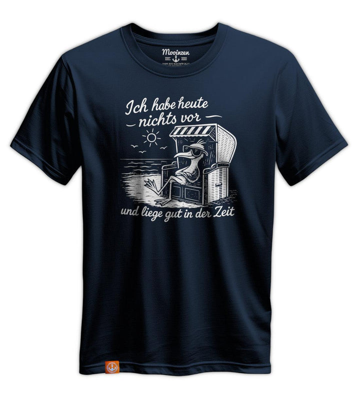 Ich habe Heute Nichts vor · Unisex Premium Bio T-Shirt-Unisex Premium Bio T-Shirt-dress-blue-S-Mooinzen