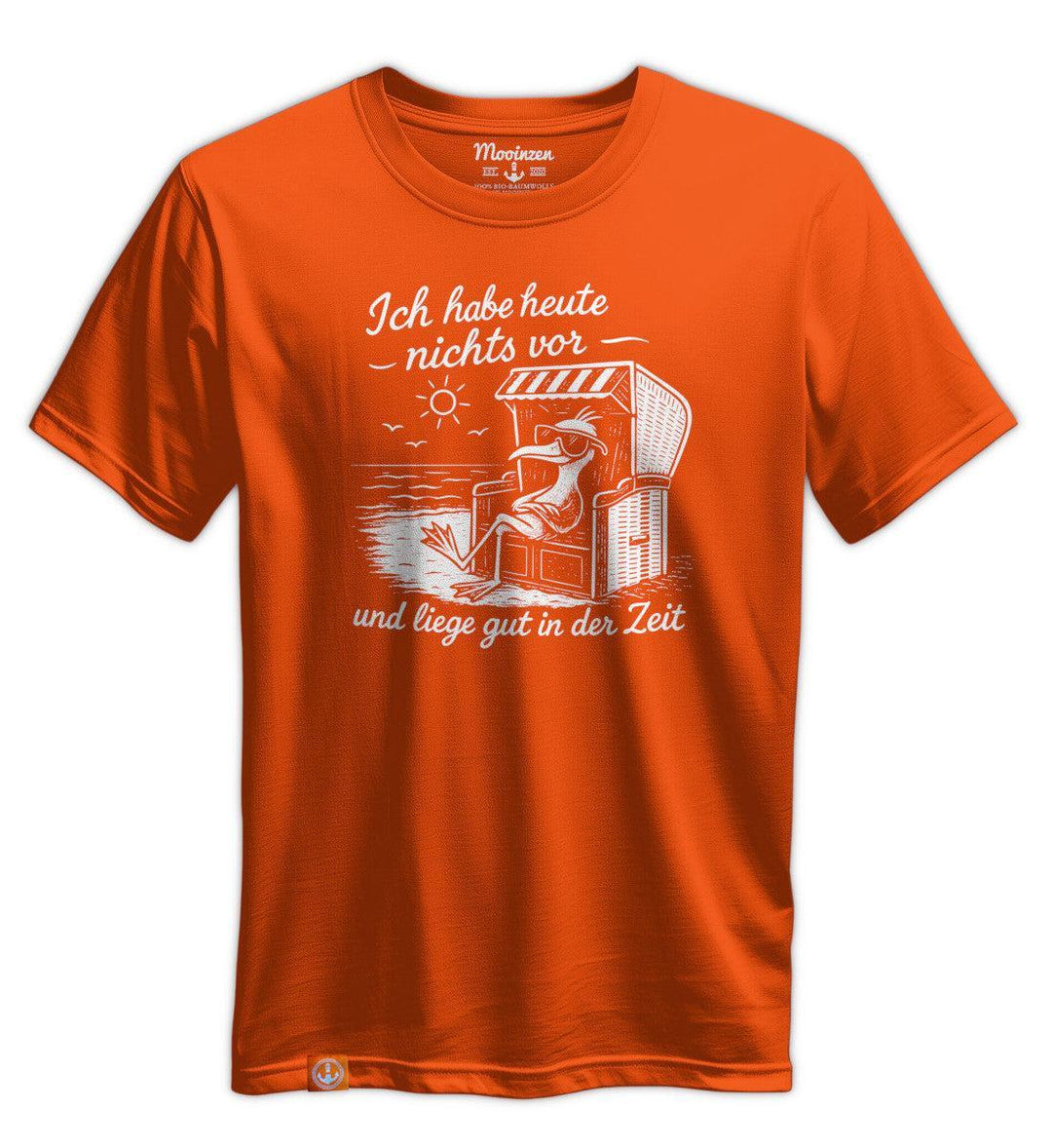 Ich habe Heute Nichts vor · Unisex Premium Bio T-Shirt-Unisex Premium Bio T-Shirt-scarlet-ibis-S-Mooinzen