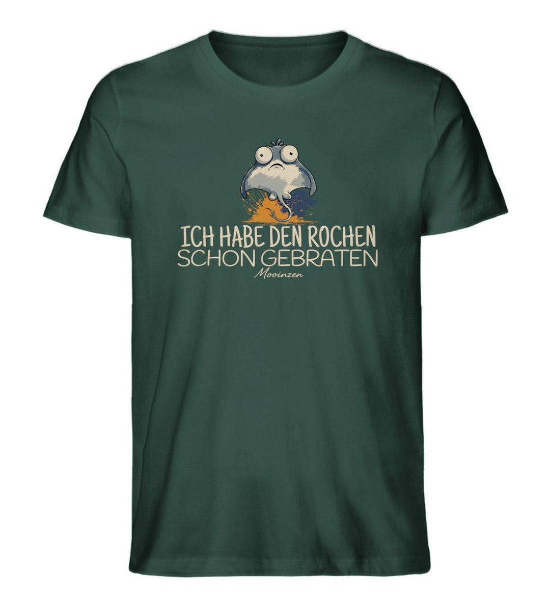 Ich habe den Rochen schon gebraten · Herren Premium Bio T-Shirt-Herren Premium Bio T-Shirt-Glazed Green-XS-Mooinzen