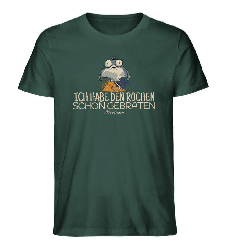 Ich habe den Rochen schon gebraten · Herren Premium Bio T-Shirt-Herren Premium Bio T-Shirt-Glazed Green-XS-Mooinzen