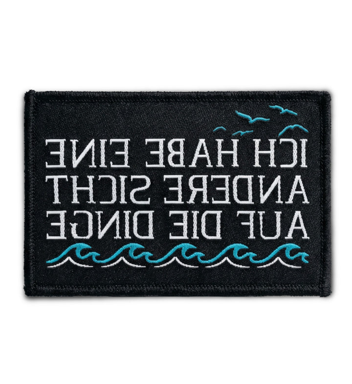 Ich habe eine andere Sicht auf die Dinge · Klettwatt Patch-Klettwatt Patch-x-x-Mooinzen